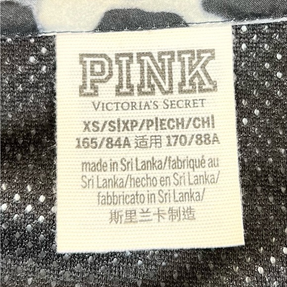 PINK‎ Victoria’s Secret Snow Leopard Print Windbreaker Gorpcore Trendy Size XS - Picture 12 of 15